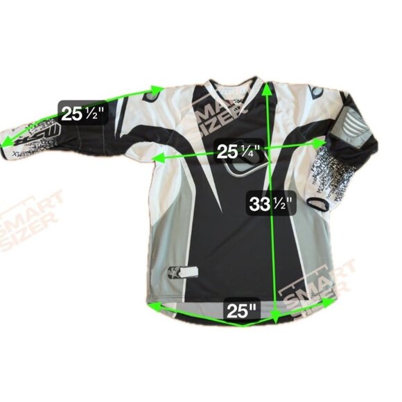 MSR Mens Black & White Motocross Jersey Long Sleeve Racing Top Size XL - Picture 12 of 12